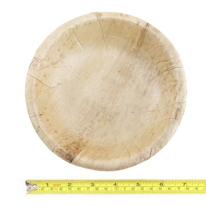 BambooMN Brand - 2oz Thermo Pressed Leaf Round Bowls, Mini - Deep, 3" x 1.2" - 50 Pieces N2