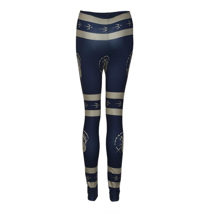 PHOTNO Fashion Women Autumn Winter Skinny Printed Stretchy Pants Leggings N6