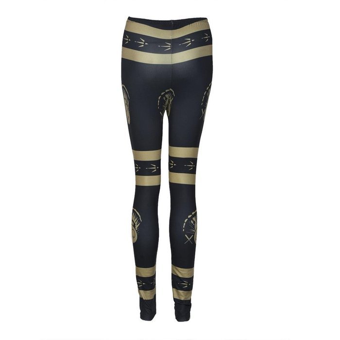 PHOTNO Fashion Women Autumn Winter Skinny Printed Stretchy Pants Leggings N7