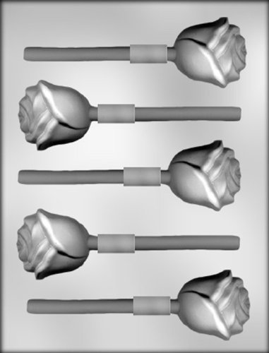 CK Products 2-Inch Rose Sucker Chocolate Mold