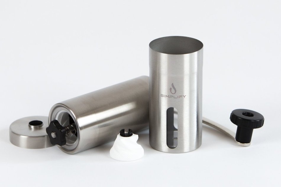 Manual Coffee Grinder for Travel | Portable Handheld Stainless Steel Grinder with Ceramic Conical Burr Mill for... N2