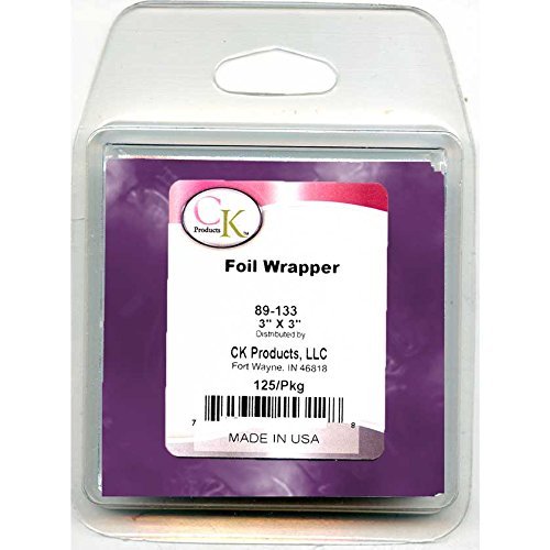 CK Products Foil Wrappers, 3" x 3", Purple