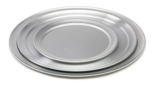 Royal Industries ROY PT 17 17" Wide-Ring Aluminum Pizza Tray N6