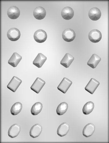 CK Products 1" Faceted Jewel Choc Mold