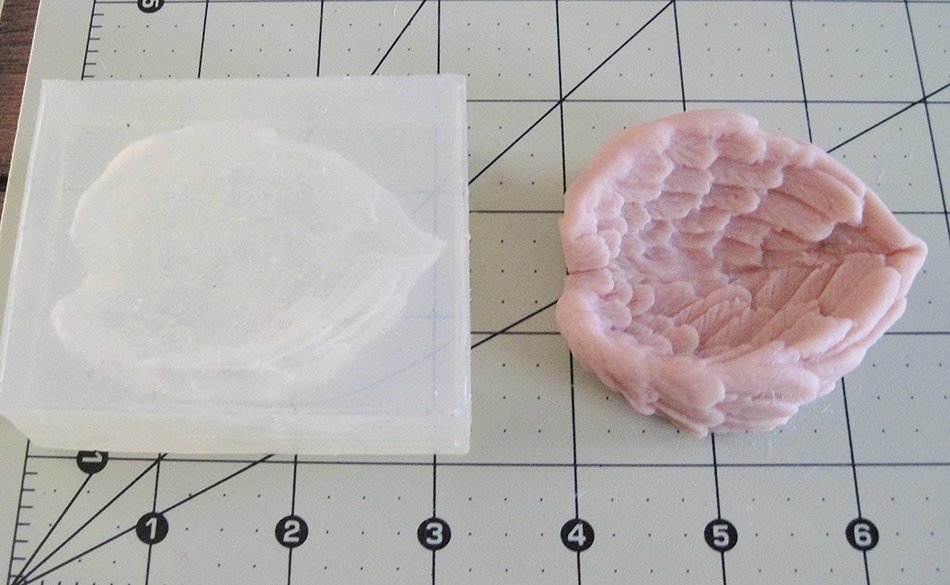 Silicone Clear Mold Wings of an Angel One Piece N5