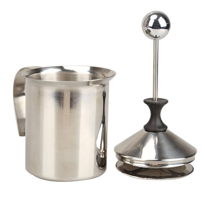 Generic 400ml Stainless Steel Milk Frother Double Mesh Milk Creamer Milk Foam
