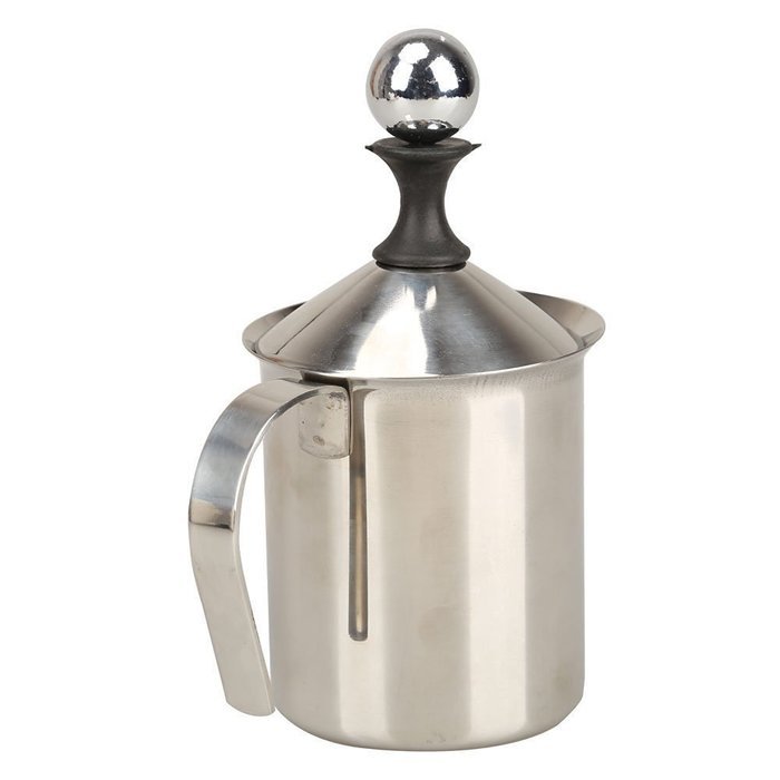 Generic 400ml Stainless Steel Milk Frother Double Mesh Milk Creamer Milk Foam N2