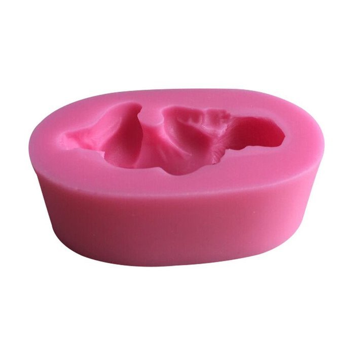 FLY Sleeping Baby Shape 3D Silicone Cake Mold For Kitchen Accessories,Pink N3