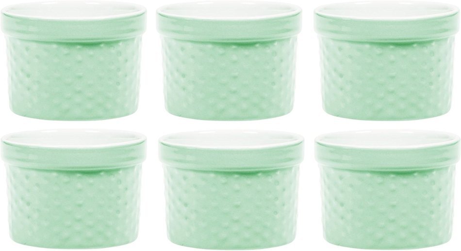Mint Green 4oz Pastels Mini RamekinS Set Of 6