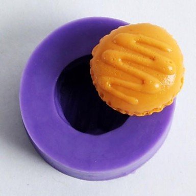 Sher One Hole Macarons Shaped Fondant Cake Chocolate Mold