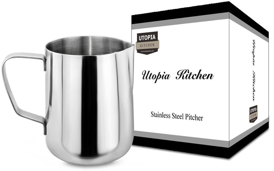 Pitcher Stainless Steel Milk Frothing 12 Oz (350 ml)