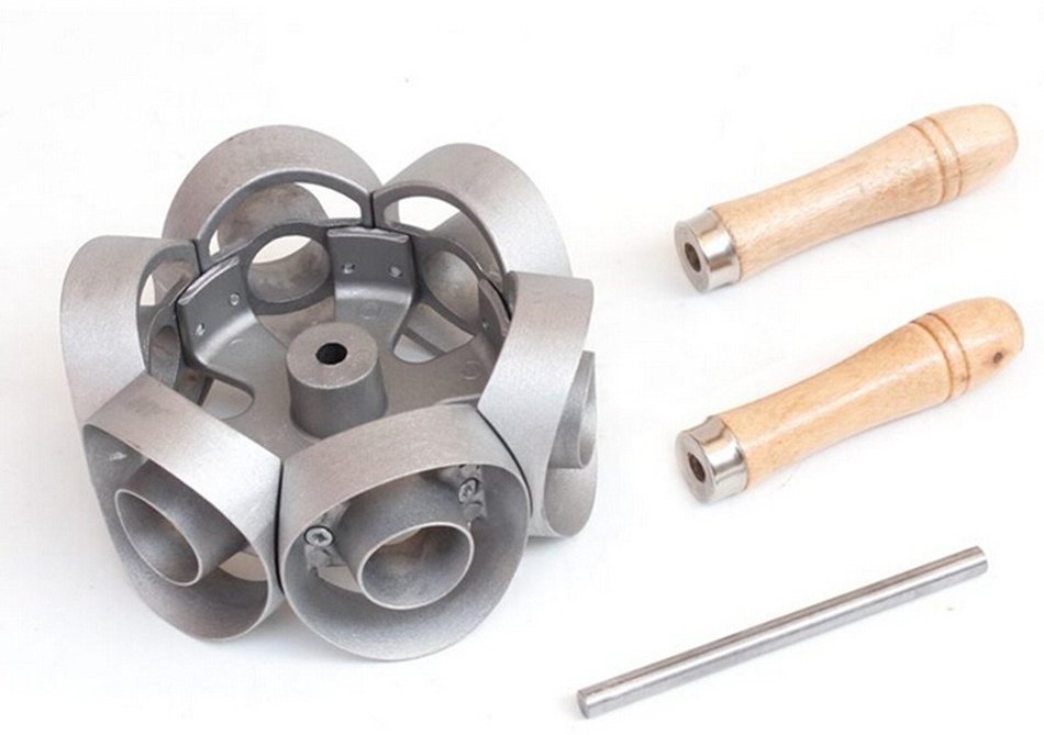 Donut Maker Cutter 6 Sides Roller Revolving Mold Doughnut Tool Fondant Cake Bread Desserts Bakery Mould DIY Home... N5