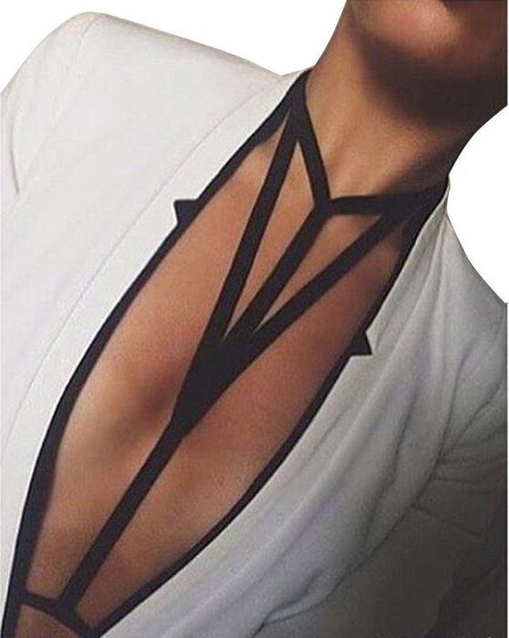 Bra Top ，Beautyvan Comfortable Bandage Alluring Harness Elastic Cage Strappy Hollow Out Bra Bustier (M, Black) N7