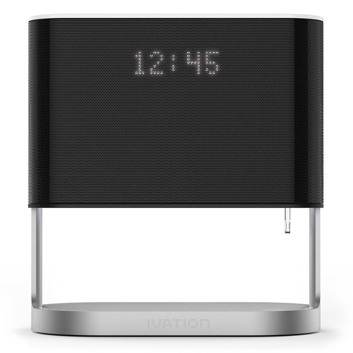 Ivation Bedside Lamp with Alarm Clock and USB Charger Port N3