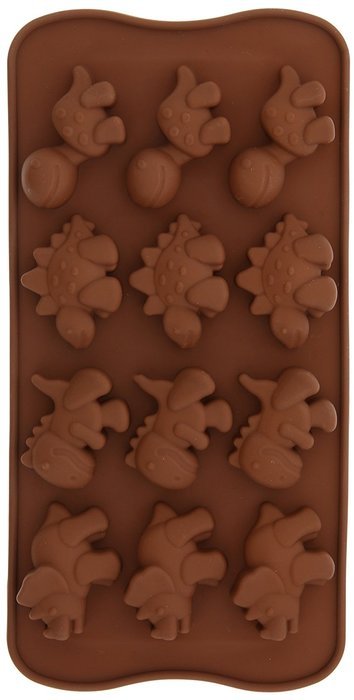 6pc Candy Molds, Chocolate Molds, Silicone Molds, Soap Molds, Silicone Baking Molds-6pc Value Set- Dinosaur,happy... N8