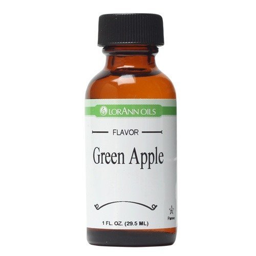 2 Pack-LorAnn Green Apple Super Strength Flavor Oil,1 oz Bottles