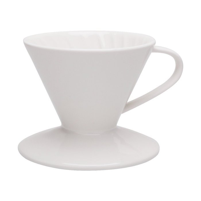 Coffee Dripper - Porcelain Pour Over Cone, 3 Holes - by Sweese