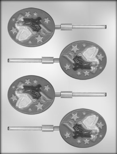 CK Products 3-1/8-Inch Gazing Fairy Sucker Chocolate Mold