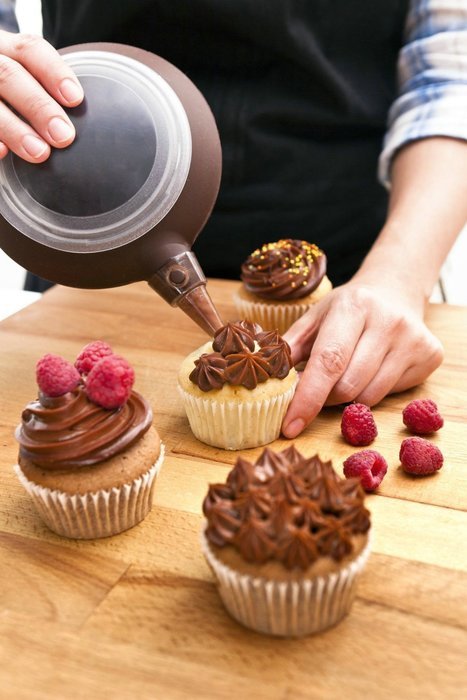 RevoLity Pastry Lcing Piping Bag Nozzle Tips Fondant Cake Sugar Craft Decorating Tool Set - Cake Decorating Pen... N4