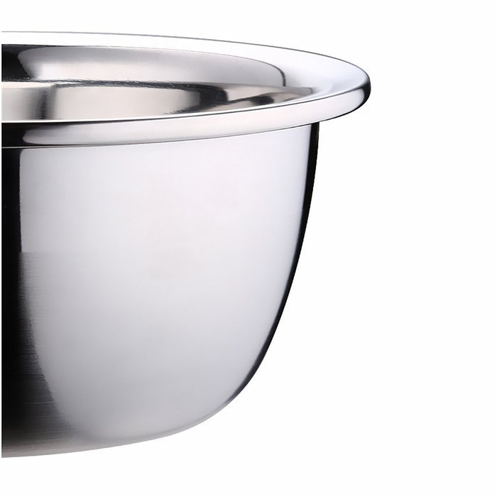 JIAEN SUS 304 Stainless Steel Mixing Bowls Deepen and Thicken-330g Food Grade Soup Basin Mixing Egg Dough Beating... N8
