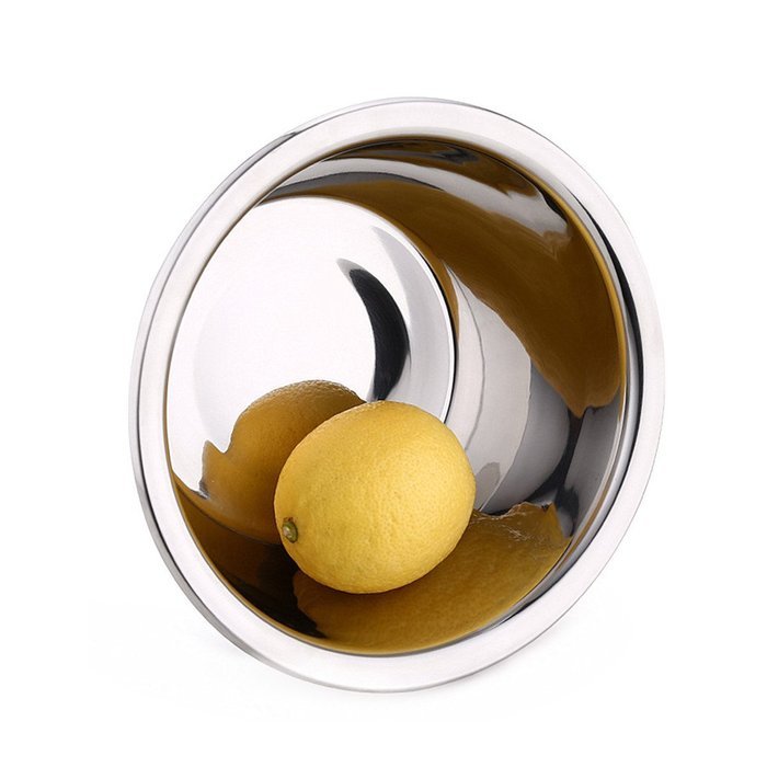 JIAEN SUS 304 Stainless Steel Mixing Bowls Deepen and Thicken-330g Food Grade Soup Basin Mixing Egg Dough Beating... N9