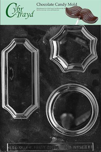 Cybrtrayd M100 Bases-Round, Rectangle, Octagon Miscellaneous Chocolate Candy Mold