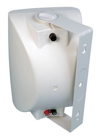 MCM Custom Audio 50-8890 8" Indoor/Outdoor Two-Way White Speaker Pair - 70V/8ohm 80W RMS
