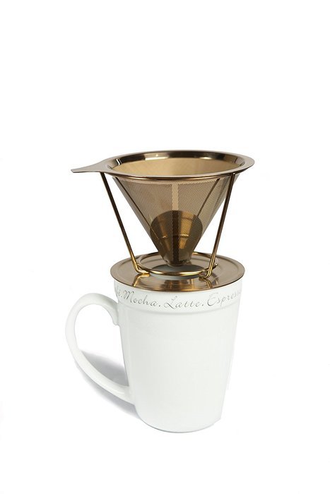 Coloma Coffee Works Titanium Coated Pour Over Coffee Dripper/Filter N3