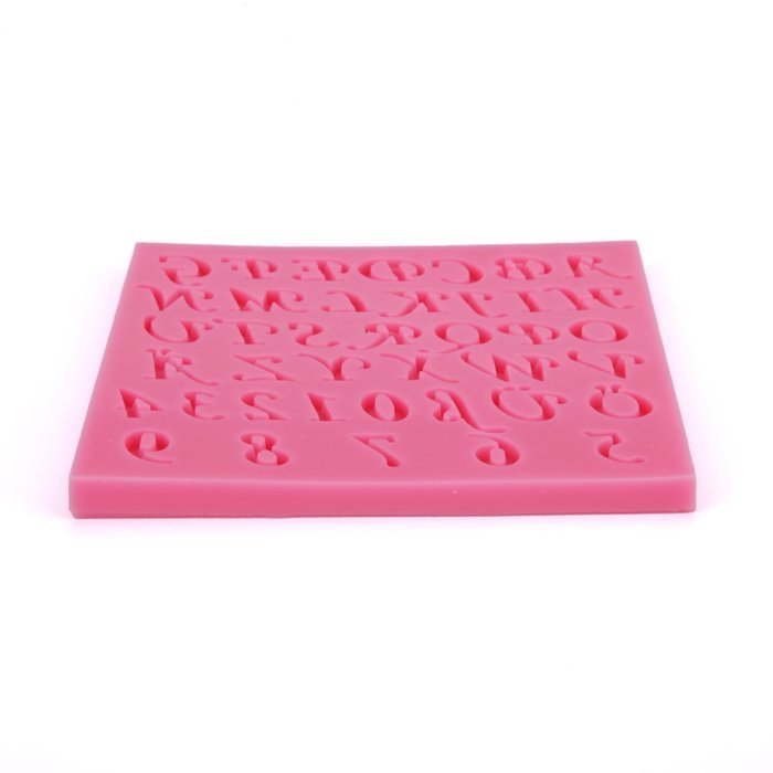 KookieMonsta Silicone Molds 3d Fondant Numbers Letters Molds Cake and Cupcake Decorating Tools N4