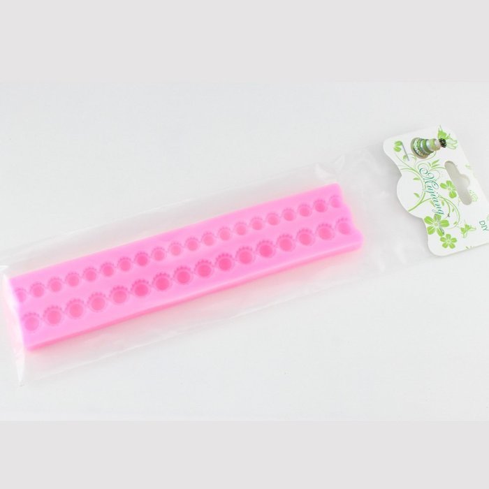 Mujiang Bead Chain Sugarcraft Silicone Fondant Pastry Mold N2