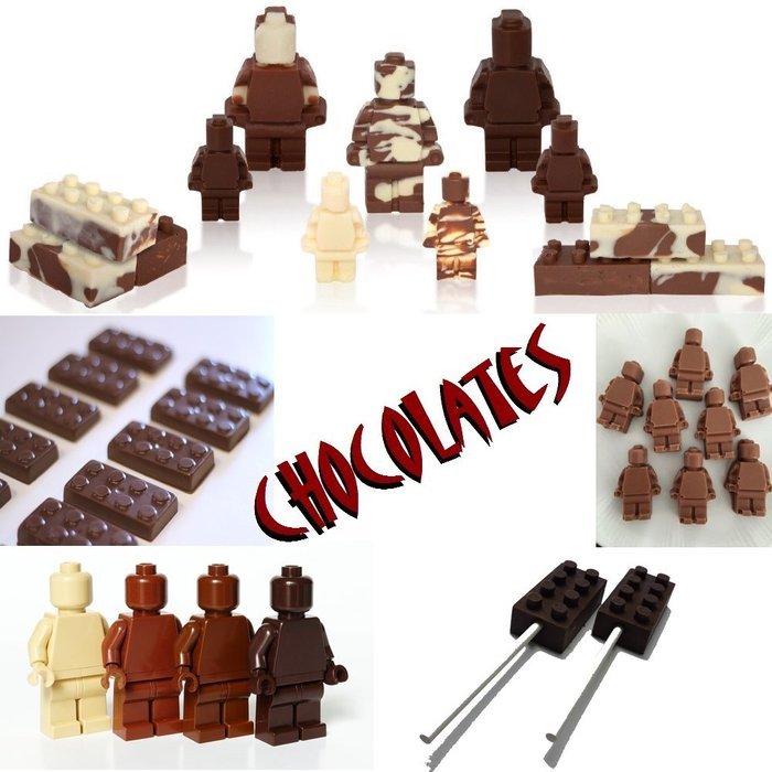 Silicone Candy Mold Set for Lego Fans (Set of 3) ~ with Bonus eBook N6