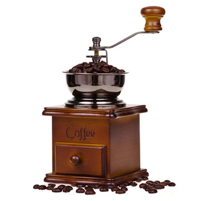 SOGAR Wooden Coffee Hand Grinder Coffee Bean Machine Vintage Hand ...