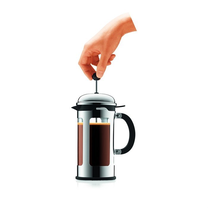 Bodum Chambord 8-Cup French Press Coffee Maker, Silver N5