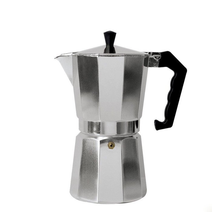240ml Kitchen Aluminum Stovetop Moka Pot Italian Espresso Maker Percolator, Dark Green N15