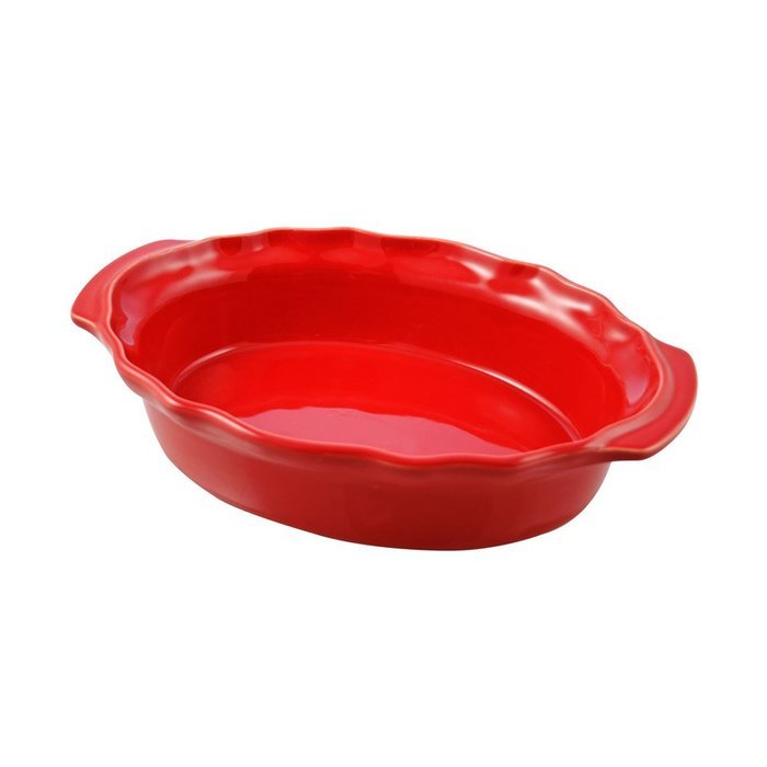 Swissmar Le Cordon Bleu Charmant Large Oval Roasting Dish, 4.2 Quart, Cordon Bleu N4