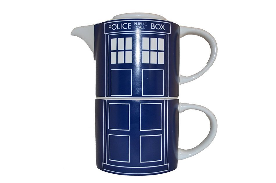 Doctor Who Tardis Door Panel Tea for One