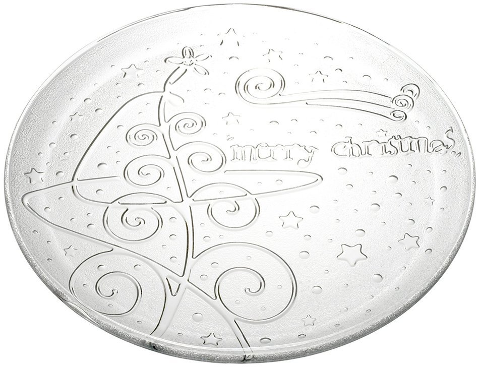 Bormioli Rocco Merry Christmas Plate