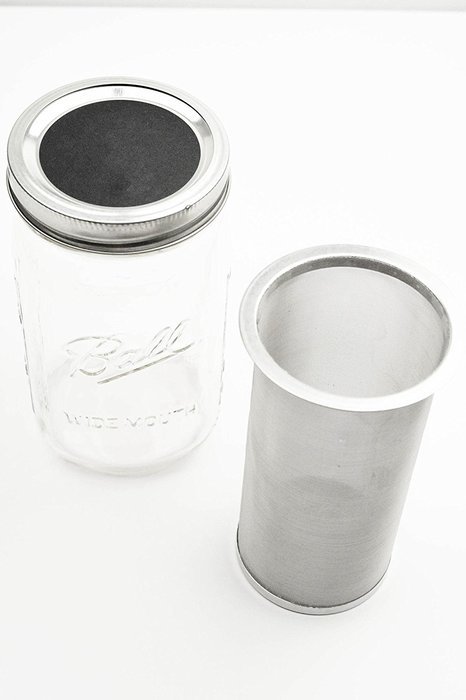 Cold Brew Coffee Fliter by The Cold Brew Company for Iced Coffee and Tea&ndash; Stainless Steel Filter &ndash; Wide Mouth... N3