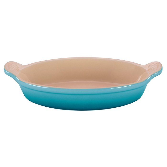 Heritage Oval Au Gratin Dish Color: Caribbean, Size: 8"
