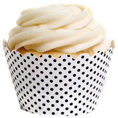 Dress My Cupcake Standard Navy Blue Cupcake Wrappers, Set of 50 N29