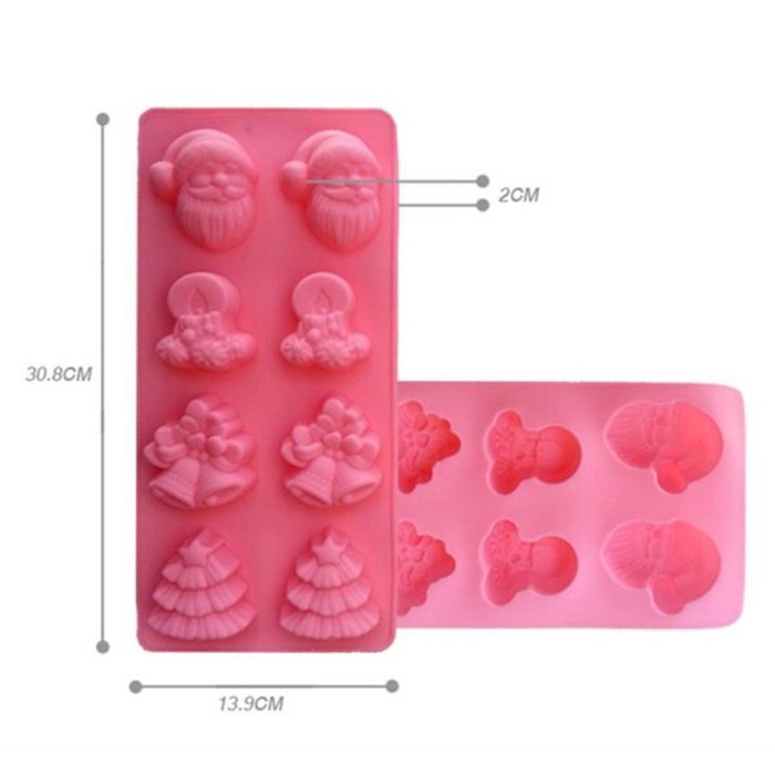Luckygirls Different Shaped Silicone Non Stick Jelly Candy Baking Mould for Chocolate Candy-Cartoons, Characters... N34