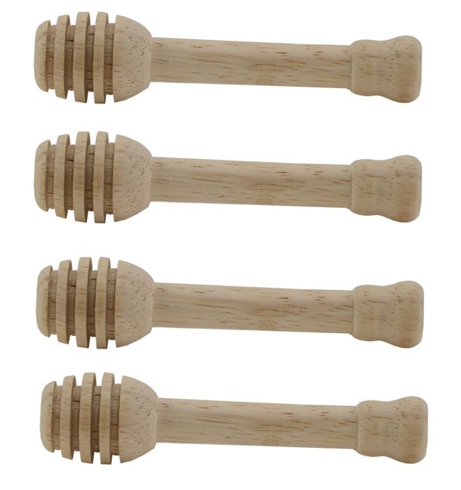 7.6" High Grade Stainless Steel Honey Stick Dipper Set of 6 (2) N9
