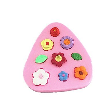 Y&XL&H Flower Leaves Baking Fondant Cake Choclate Candy Mold,L8.7cmW8cmH1.2cm