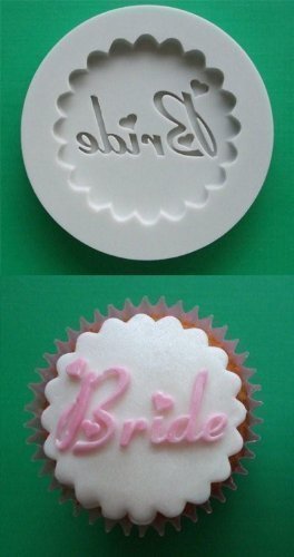 Bride- 3D Silicone Cupcake topper Mould ideal for wedding Cupcakes From Bake and Create