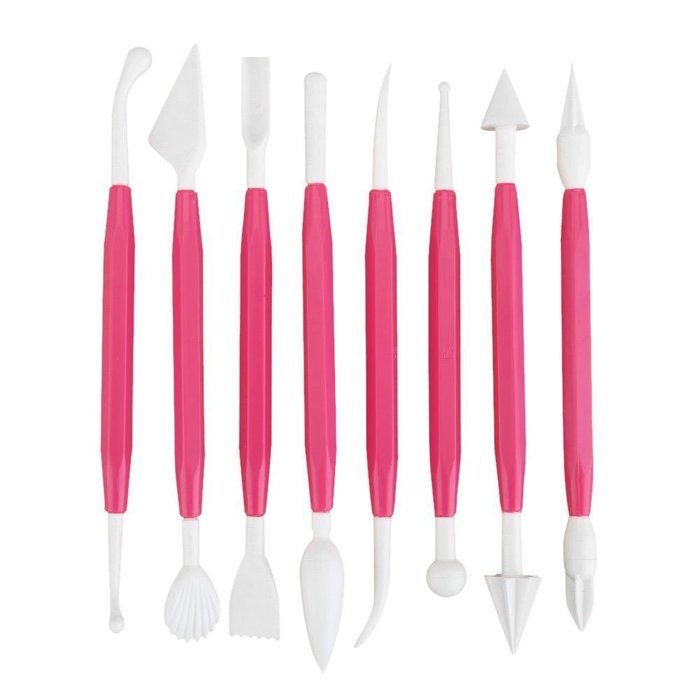 Rokou Muticolor DIY Cake Decorating Sugarcraft Modelling Paste Flower Bakeware Tool Kit (Muticolor) N3