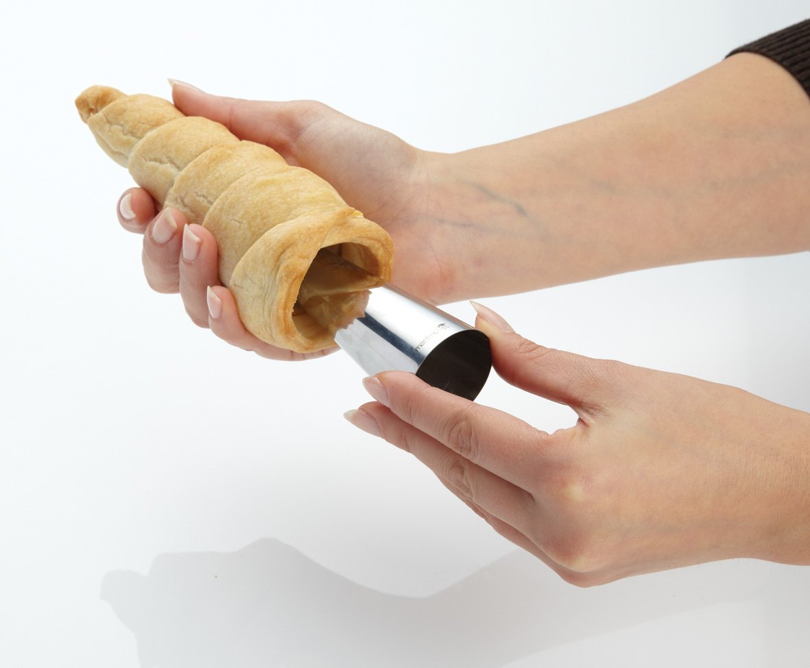 1 X Set of 6 Stainless Steel Cream Horn Molds N4 free image download