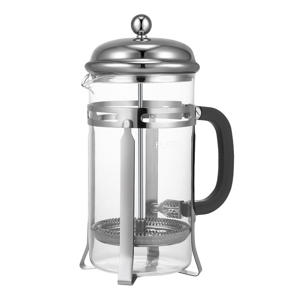 Plemo French Press Coffee Maker Teapot, 8 Cups, 34 oz free image download