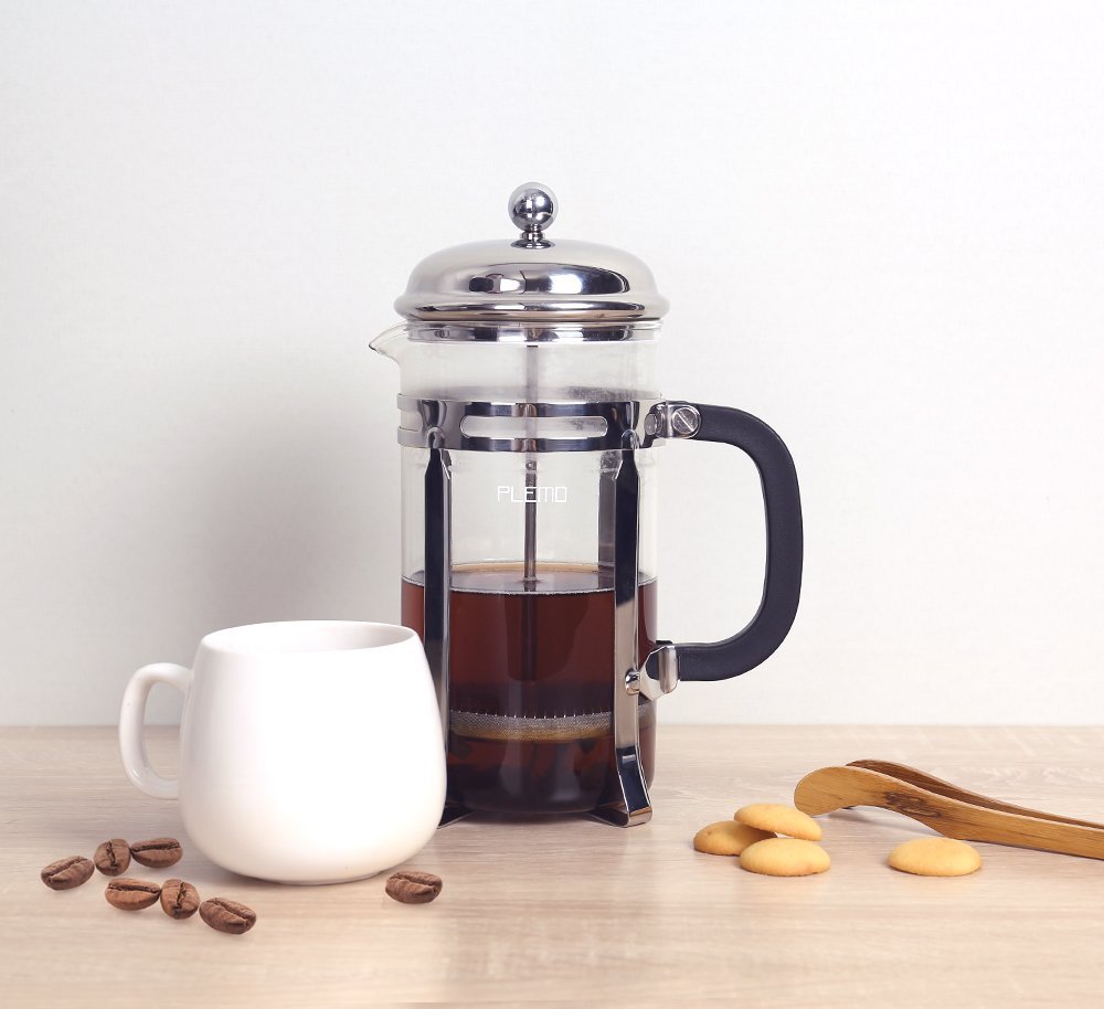 Plemo French Press Coffee Maker Teapot, 8 Cups, 34 oz N5 free image ...