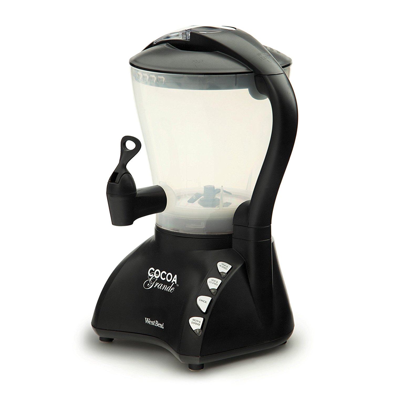West Bend CL400BG Cocoa Grande Drink Maker with Container, Black N4