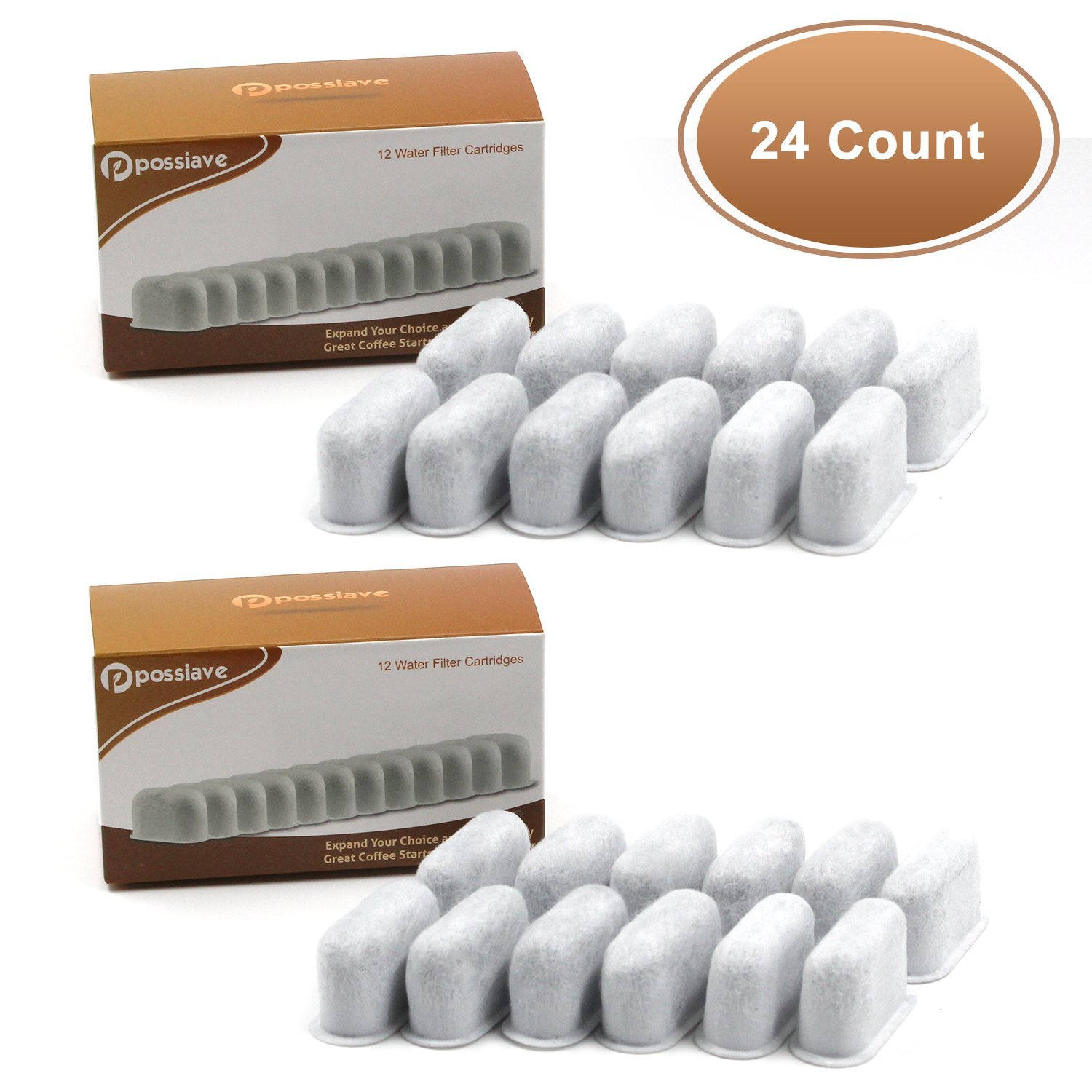 Replacement Charcoal Water Filters Removes Chlorine, odors, and others